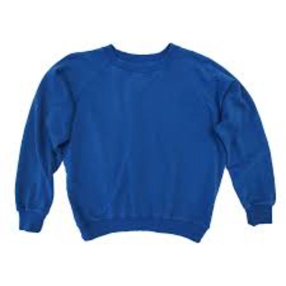 BONFIRE RAGLAN SWEATSHIRT in Blue Size S